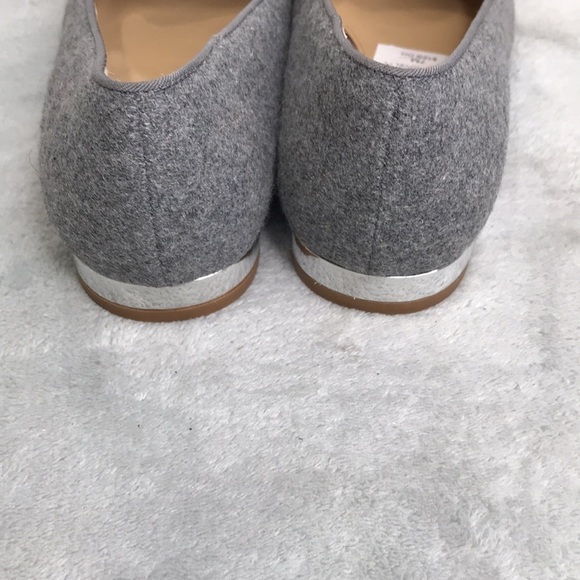 Talbots Light Gray Ryan Novelty Dog Holiday Loafer Flats Size 7M New - Picture 6 of 11